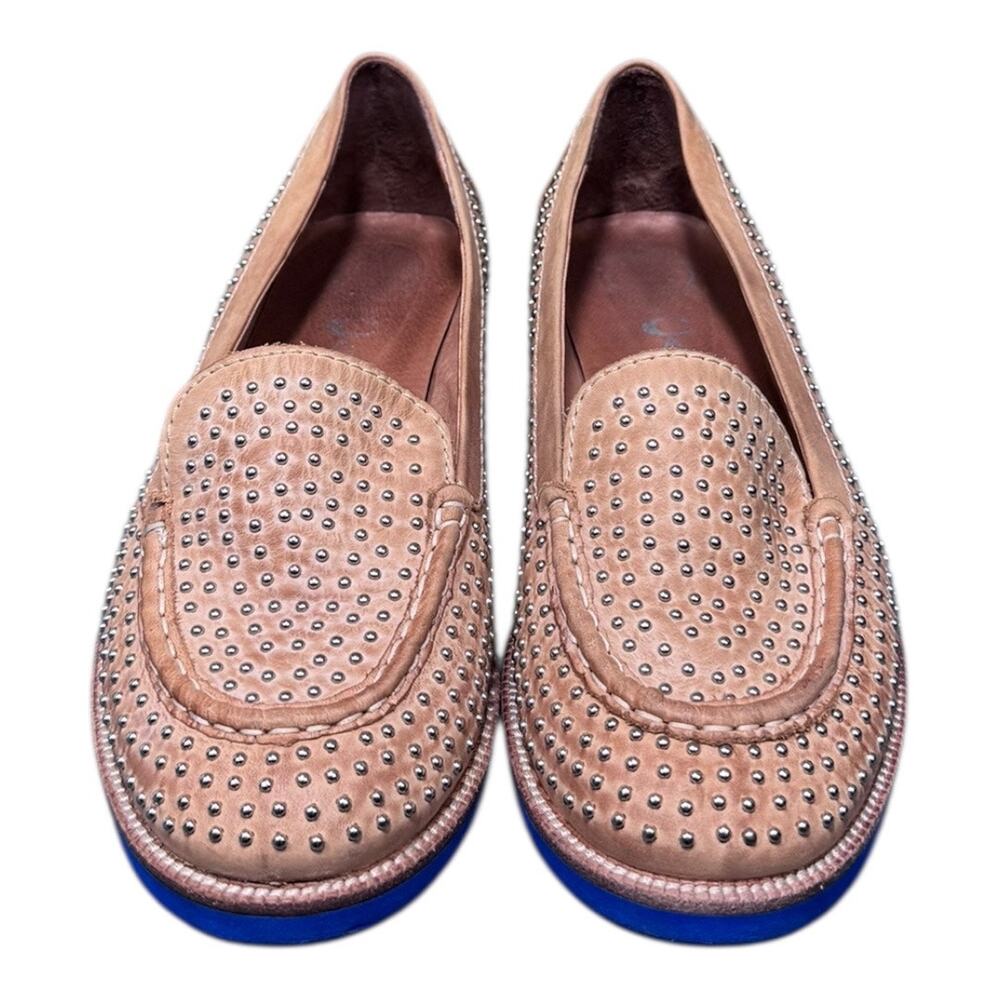 Jeffrey Campbell Dorm Stud Leather Loafers - Size 10 - Picture 3 of 7